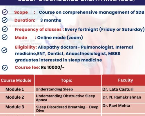 Online Program on Sleep Disordered Breathing (SDB)